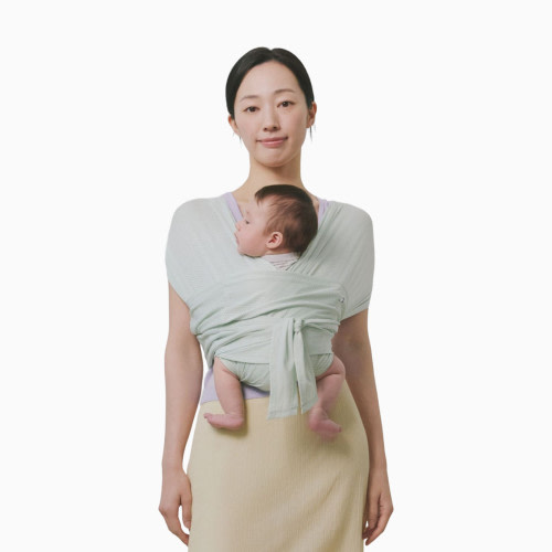 Konny Baby Wrap Carrier Flex Airmesh - Apple Mint, XS-XL