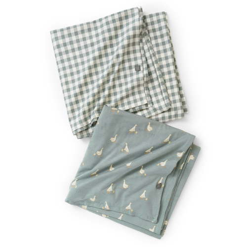 Modern Moments by Gerber Baby Neutral Super Soft Swaddle Blankets, 2-Pack, One Size