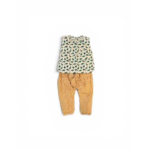 Baby Boys Clothing Set, Hand Block Print Top and Pant, Cotton Boys Infant Cloth
