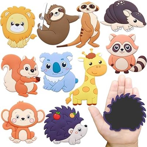 SUPINEEDO Fridge Magnets for Toddlers 1-3, Animal Monkey Magnets for Kids