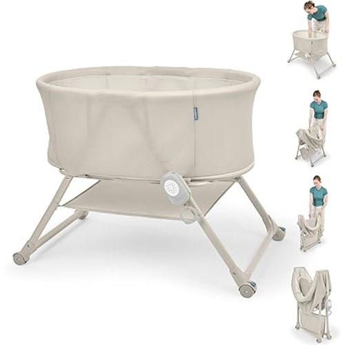 Ingenuity Snooze & Stow Easy-Folding Bassinet