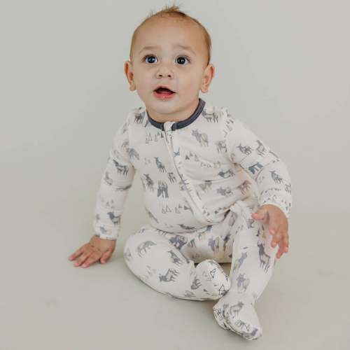 Zip-Up Footie Pajama - Cody