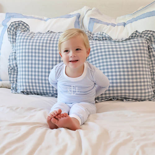 Light Blue Stripe Pajamas