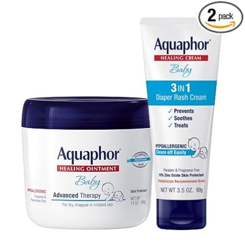 Aquaphor Baby Skin Care Set for Babies, Variety Pack, 2 Items