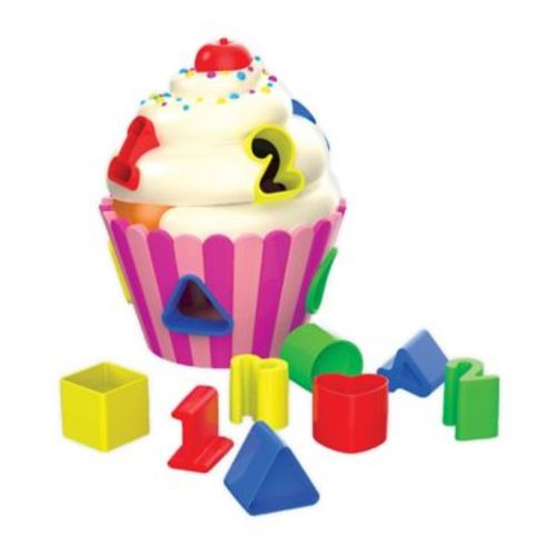 The Learning Journey 9-Piece Cupcake Shape Sorter - NO COLOR - 9 PIECE