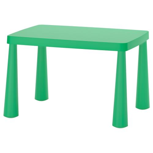 MAMMUT Children's table - indoor/outdoor/bright green 30 3/8x21 5/8 "