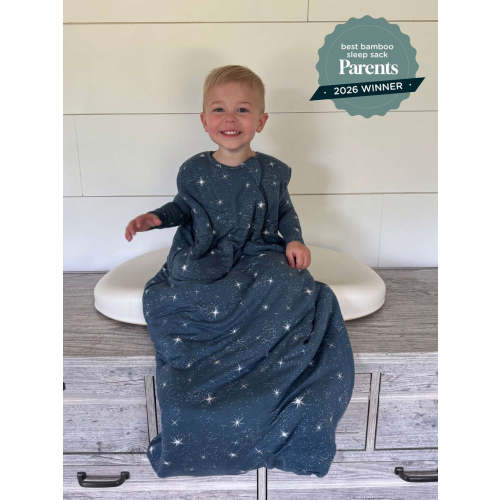 Imagine Navy Blue 2.5 TOG Bamboo Viscose Sleep Sack | günamüna
