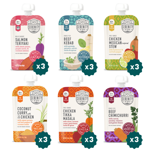 Little World Traveler Pack: Healthy Food Pouches