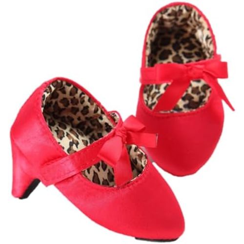 BYUSBAYA-Newborn Baby Girls Princess Shoes Bowknot Soft Sole Crib Shoes with High Heels Crib Baby Girl Photography Props