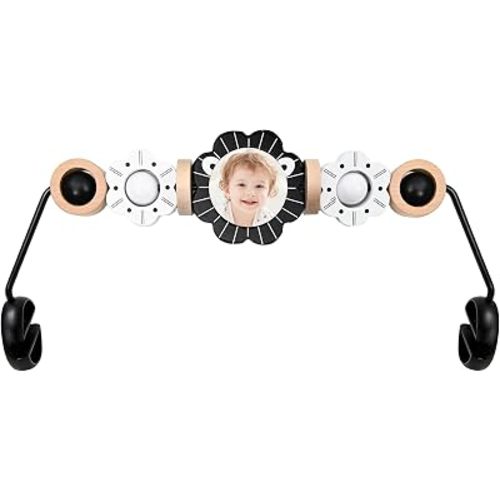 Baby Bjorn Bouncer Toy Bar, Safe Smooth Round Edge Toy w/Mirror