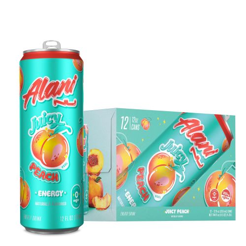 Energy Drink - Juicy Peach - 12oz. (12 Cans)