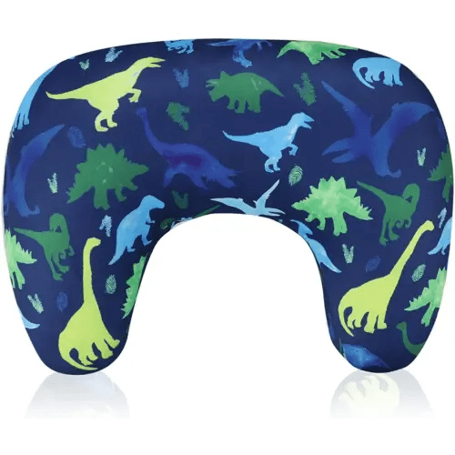 TANOFAR New Nursing Pillow Cover, Stretchy Minky Removable Nursing Cover for Breastfeeding Pillows, Ultra Soft Comfortable Slipcover for Baby Girl and Boy, Blue Dinosaur