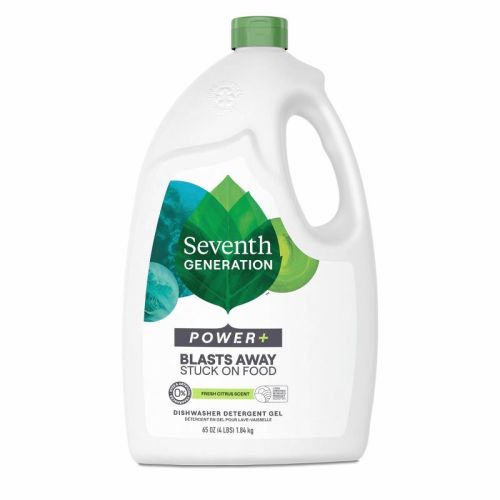 Seventh Generation Ultra Power Plus Dishwasher Detergent Gel - 4lb: Dye-Free, Phosphate-Free, Citrus Scent