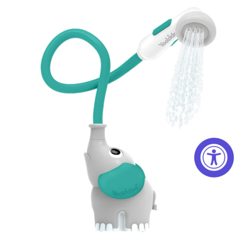 Elephant Baby Bath Shower Head | Yookidoo Newborn Toys in Tub Or Sink