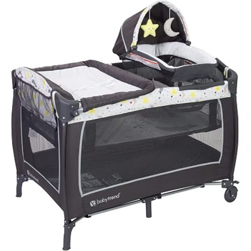 Baby Trend Lil' Snooze Deluxe II Nursery Center, Twinkle Twinkle Little Moon