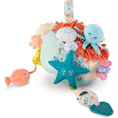 Miniland Baby Teether, Infant Toys 0-6 Months - Sensorial Reef