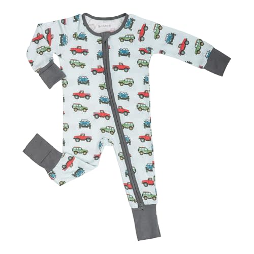 LollyBanks Baby Pajamas, 2-Way Zipper Infant Romper, 95% Viscose Made from Bamboo and 5% Spandex, Baby Sleepers