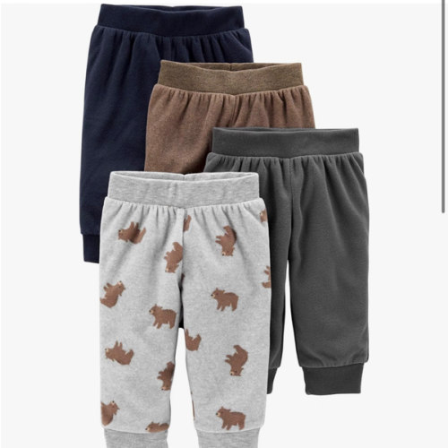 Simple Joys by Carter's unisex-baby 4-pack Fleece Pants