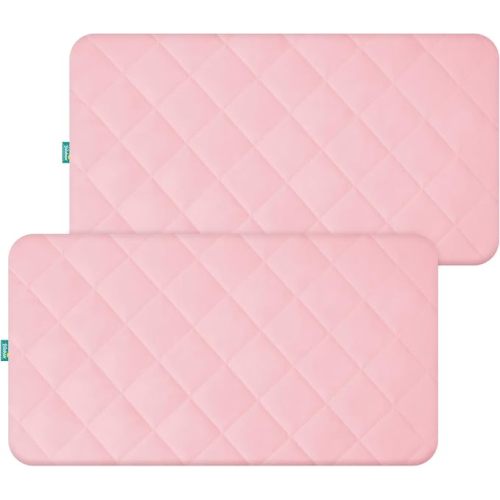 Waterproof Crib Mattress Protector 2 Pack Crib Sheets Mattress Pad Cover