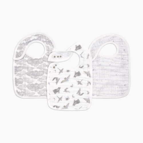 Aden + Anais Organic Muslin Snap Bibs (3 Pack) - Map The Stars