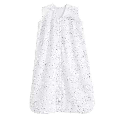 Midnight Moons Gray Cotton Wearable Baby Blanket L | HALO