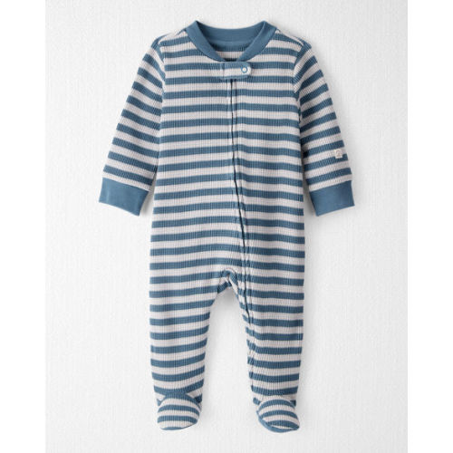 Baby Sleep & Play Pajamas Made with Organic Cotton in Blue Stripes - Little Planet | Carter's