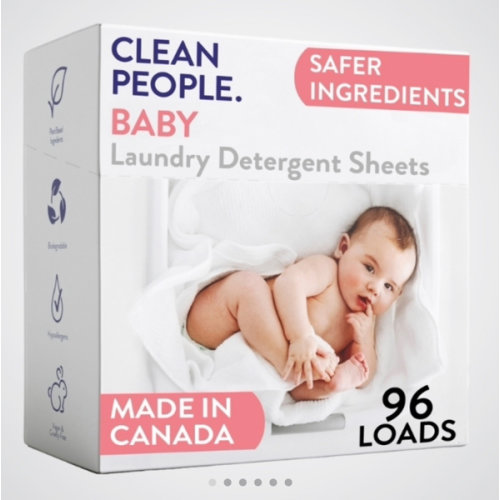 Baby Laundry Detergent Sheets - Clean People
