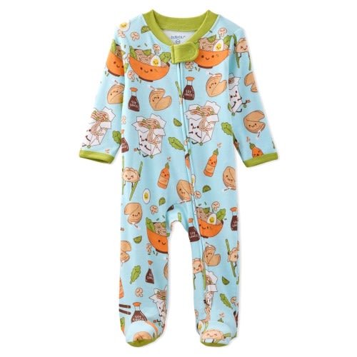 Scout One-Piece Organic Cotton Pajamas, 0-3M