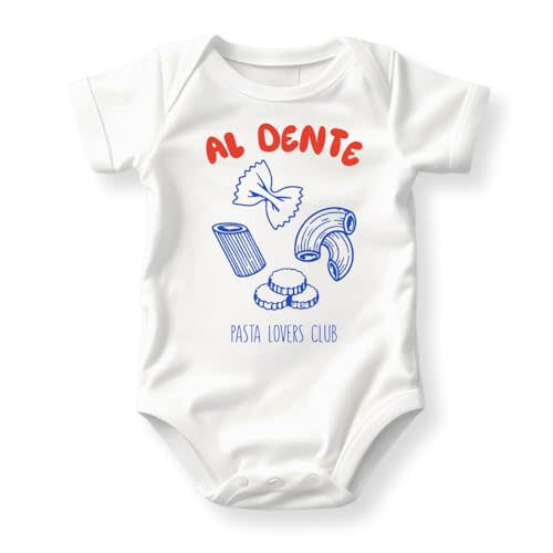 Al Dente Pasta Baby Bodysuit, Italian Pasta Kids Tee