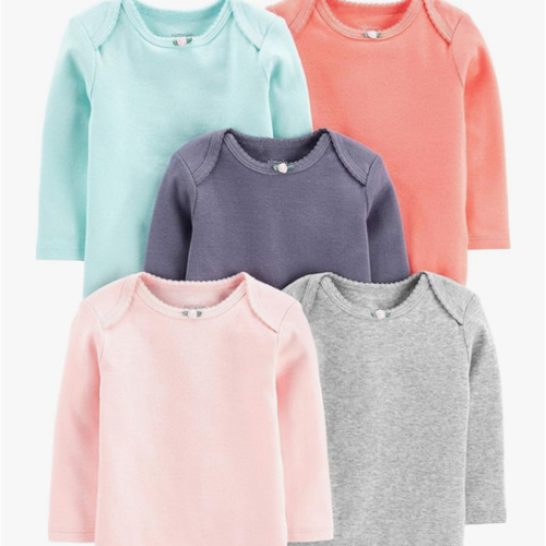 Simple Joys by Carter's baby-girls 5-pack Long-sleeve Bodysuit