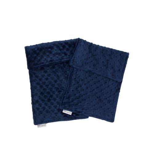 Navy Blue Minky Dot Baby Burp Cloth Set { Baby Boys // Baby Gift }
