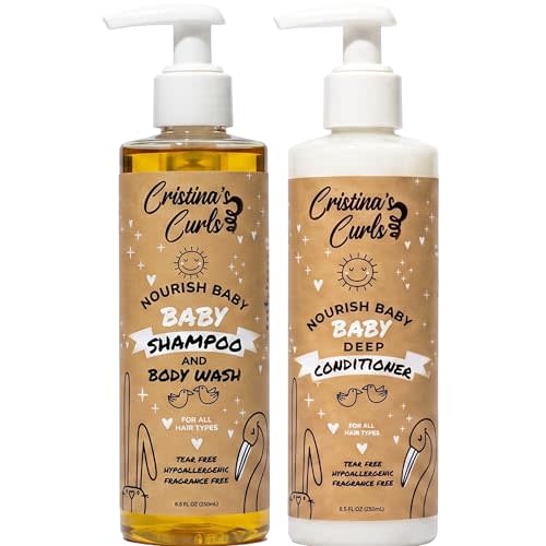 Baby Shampoo & Conditioner Set – Gentle Cleanse Plus Soft Detangling