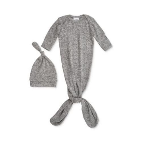 Unisex Snuggle Knit Gown & Hat Set - Baby