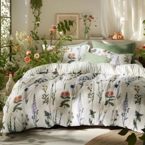 Comforter Set King Size - Cute Floral Bedding Comforter Set