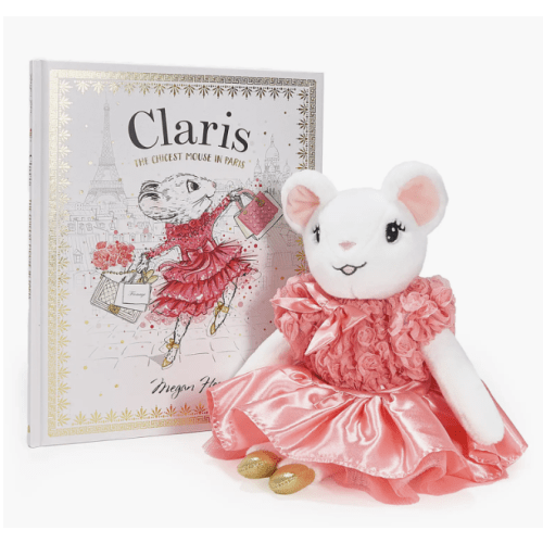 'Claris The Chicest Mouse In Paris' Book & Stuffed Animal Set