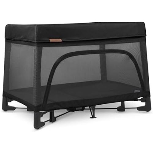 UPPAbaby Remi Playard | Deluxe 3-in-1 Portable Playard, Bedside Bassinet + Travel Crib| Mesh Bassinet, Mattress, Organic Cotton Mattress Cover + Storage Bag Included | Jake (Charcoal)