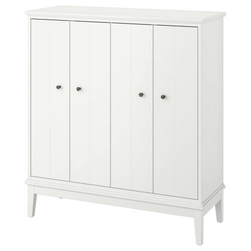 IDANÄS Cabinet with bi-folding doors - white 47 5/8x53 1/8 "