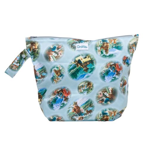 GroVia - Zippered Wetbag - Bear in Mind