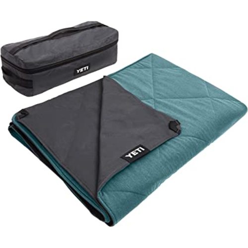 YETI Lowlands Blanket, Multi-Use Blanket with Travel Bag, River Green