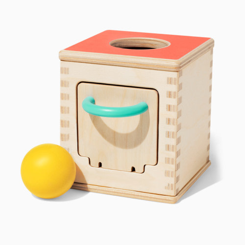 Lovevery Hide & Find Drop Box, Baby Toy - 9 Months+