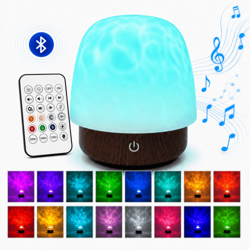 Mehoom 16 Color Noise Sound Machine and Night Light, Bluetooth, Timer
