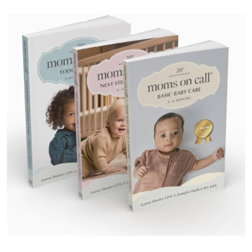 Moms on Call 3 Book Bundle | Basic Baby Care, Next Steps Baby Care, & Toddler Book 0 Months-4 Years | Parenting Set | 20th Anniversary Editions