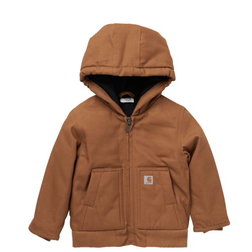 Carhartt Canvas Insulated Hooded Active Jacket for Babies