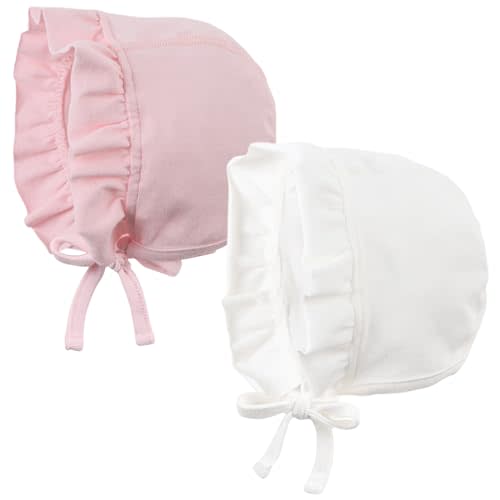 Lovely Baby Girl Hospital Hat Soft Cotton Newborn Beanie Winter Baby Hats for Infant Girls