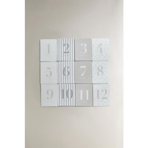 ELEPHANT BABY MONTH CARDS