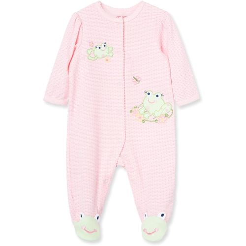 Little Me Clothes for Baby Girls' 100% Cotton Scratch-Free Tag Footie Sleeper, Preemie to 9 Months