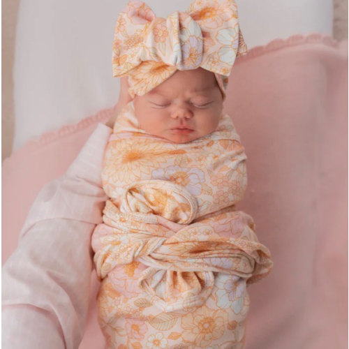 Swaddle Set | Pastel Bloom – Little and Fern