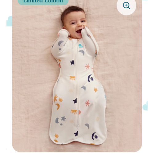 Swaddle Up™ 1.0 TOG Organic Cotton Buff Lunar