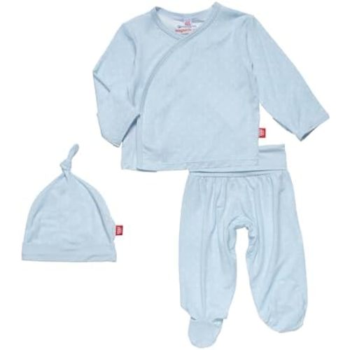 Magnetic Me Modal Newborn Take Home Kimono Set | Silky Soft Modal Fabric