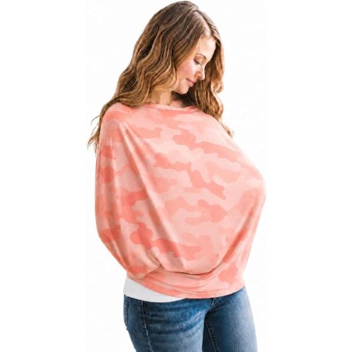 Remi Copper Pearl Multi-Use Cover: Car Seat, Nursing, Stroller - Stretchy Fabric, All-Season, Stylish Designs, Easy Access